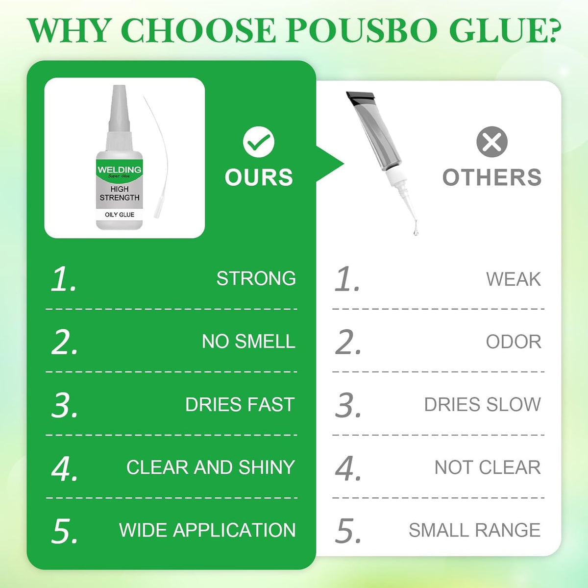 2Pcs Welding High-Strength Oily Glue