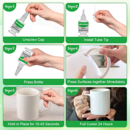 2Pcs Welding High-Strength Oily Glue