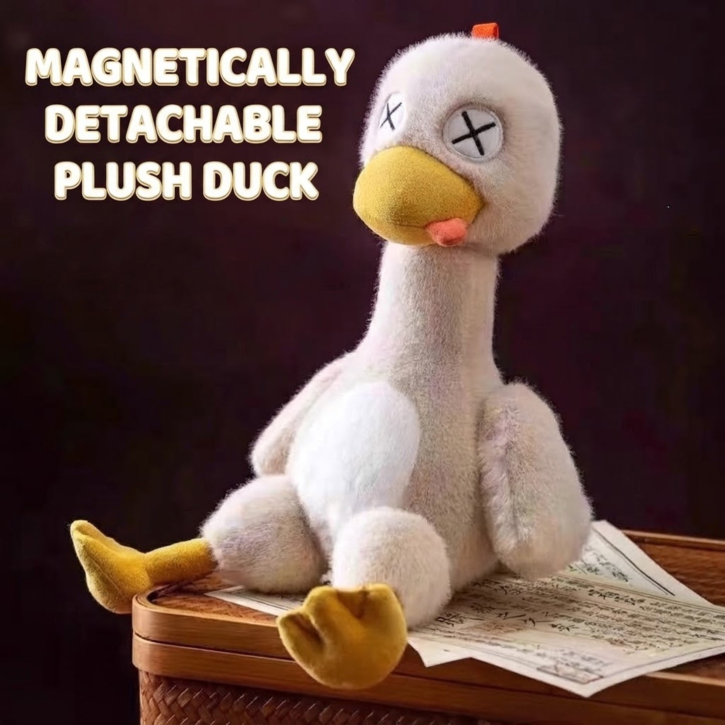 Magnetic Detachable Plush Duck Toy