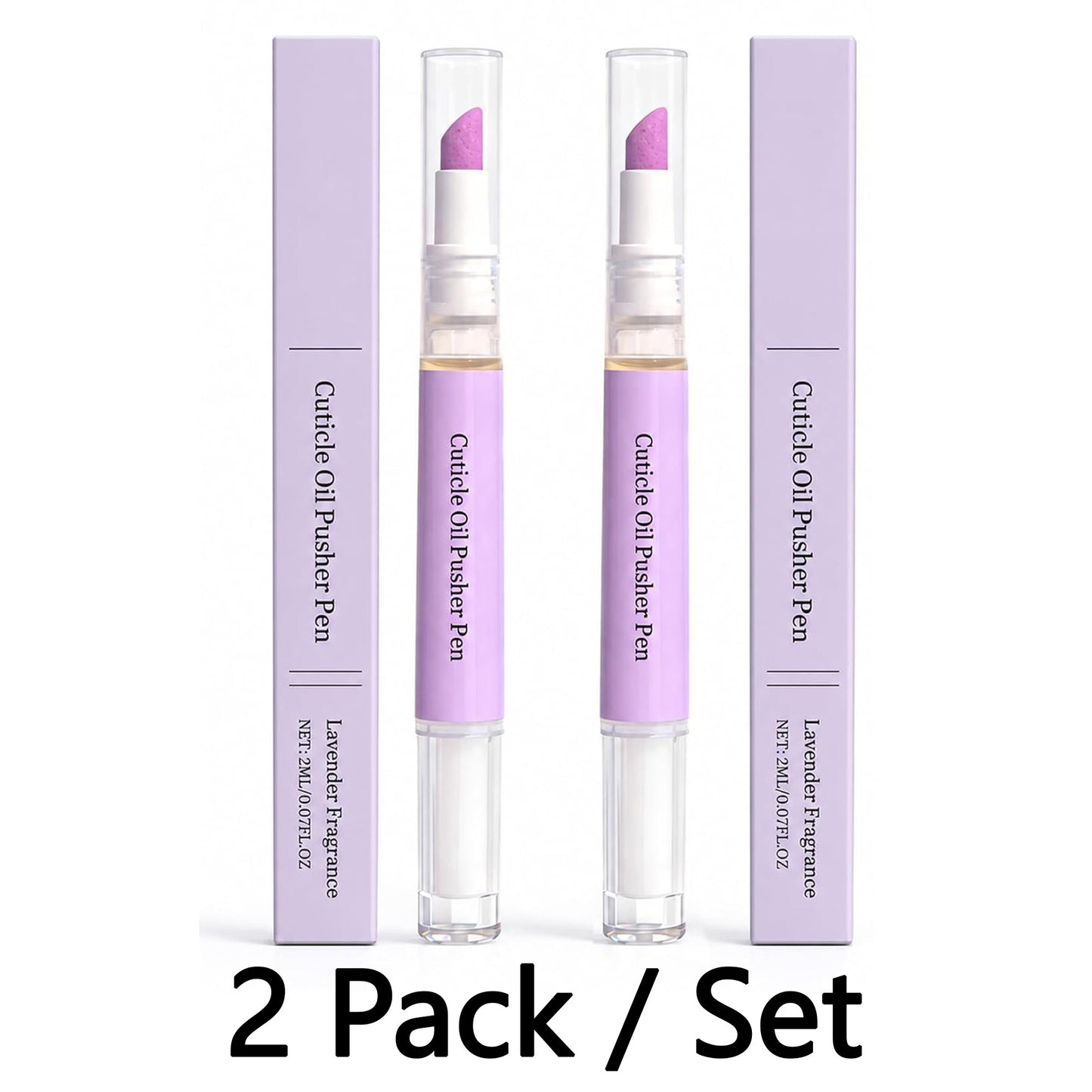 2 Pack Nail Care Oil — Gently Removes Dead Skin