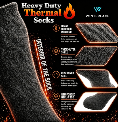 Warm Thermal Socks Ski Thick Boot Insulated Socks