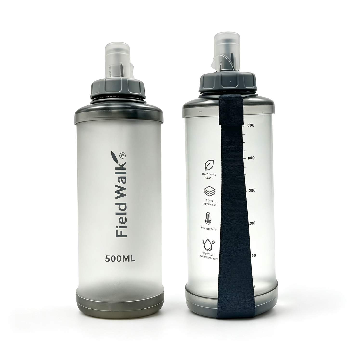 Reusable Squeeze Water Bottle for Jogging Running Hiking