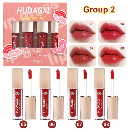 Non-fading Moisturizing Liquid Lip Gloss Set