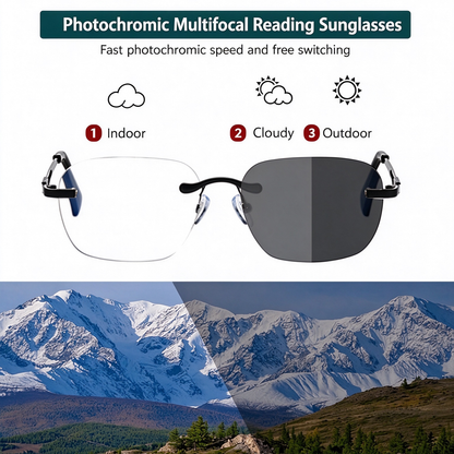 Photochromic Blue Light Blocking Reading Glasses