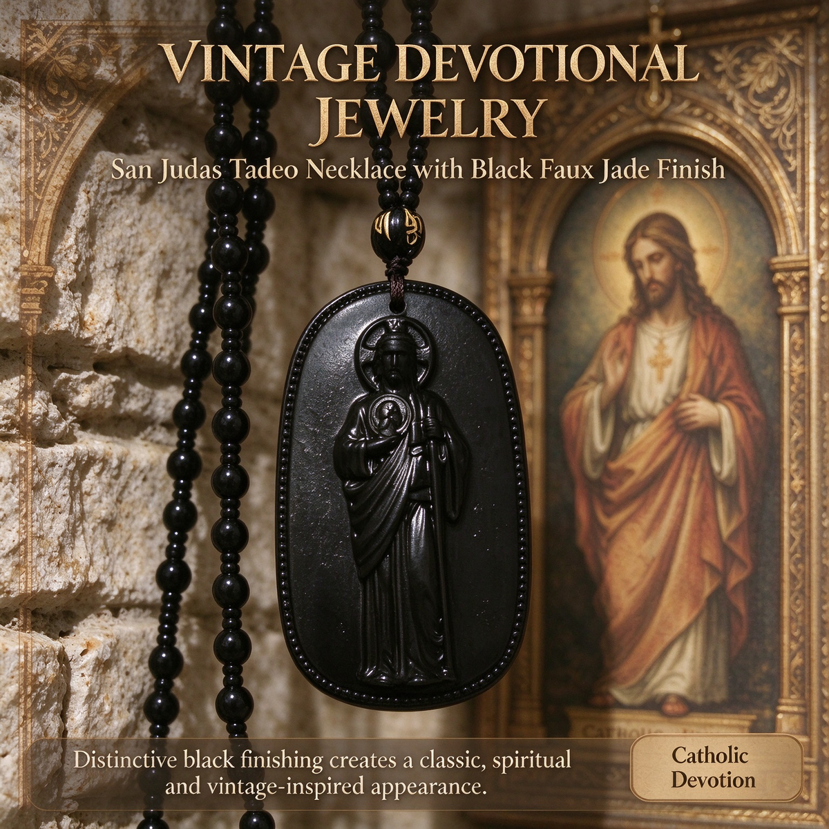 Saint Jude Pendant Necklace