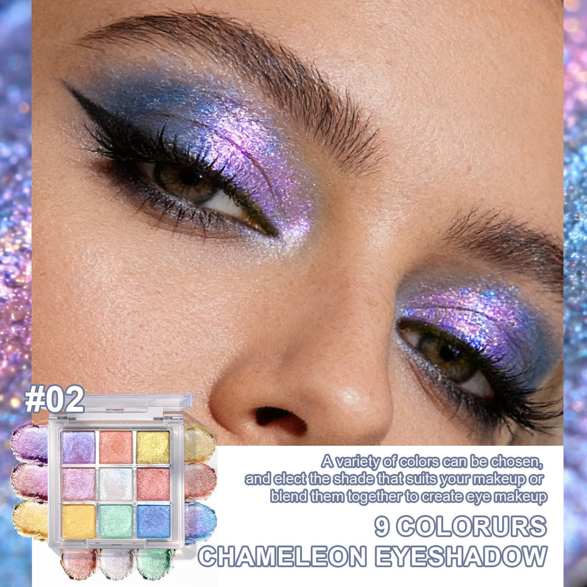 9 Colors Chameleon Eyeshadow Palette