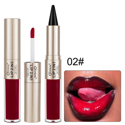 2-in-1 Double-Ended Matte Lip Liner & Lip Gloss Duo