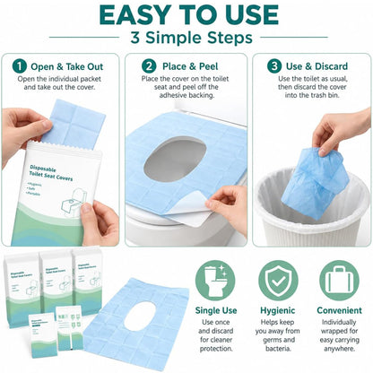 20 Sheet Disposable Toilet Seat Covers