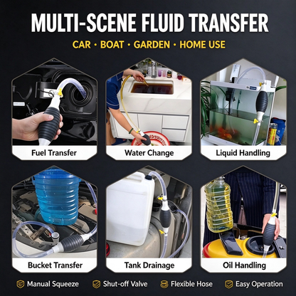 Manual Siphon Pump Kit with 1.5m Hose