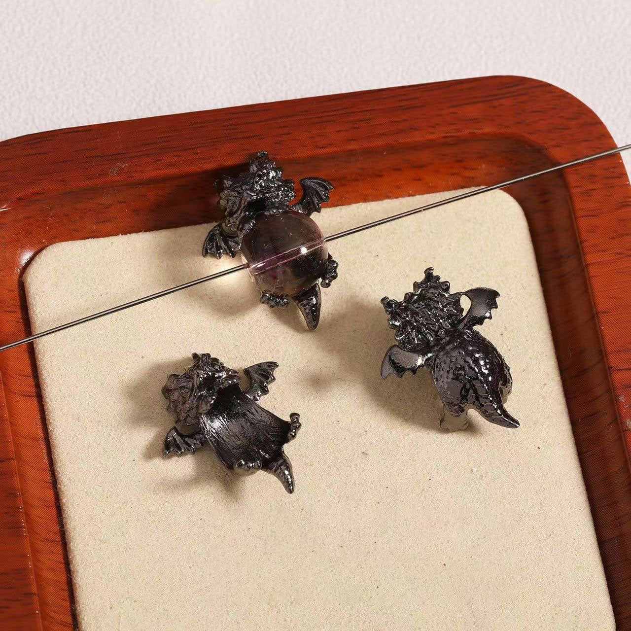 Crystal Accessory Featuring a Dragon Holding a Pearl