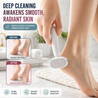 2 Pack Dual-Sided Foot Callus Remover - Handheld Manual Foot Care Tool