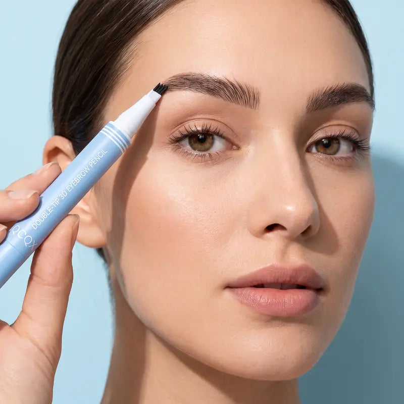 2-in-1 Waterproof Micro-Fork Brow Pen & Tinted Gel Makeups
