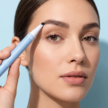 2-in-1 Waterproof Micro-Fork Brow Pen & Tinted Gel Makeups