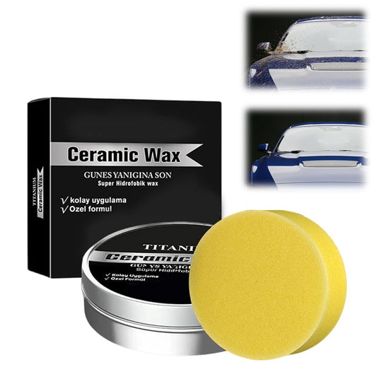 Titanium Ceramic Wax Cream-Car Scratch Remover Repair Paste Polish