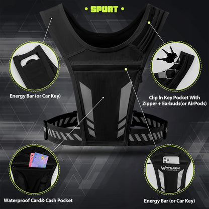 Body-Hugging Running Vest