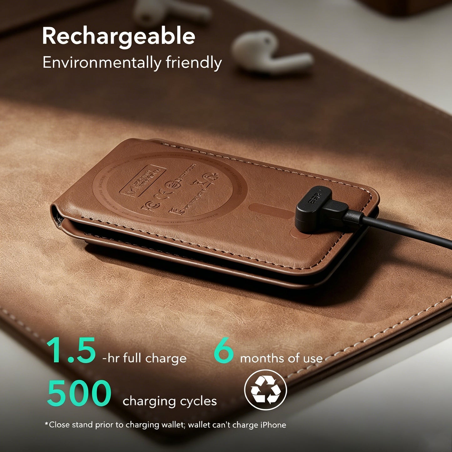 Anti-theft Magnetic Wallet with Phone Retrieval Function