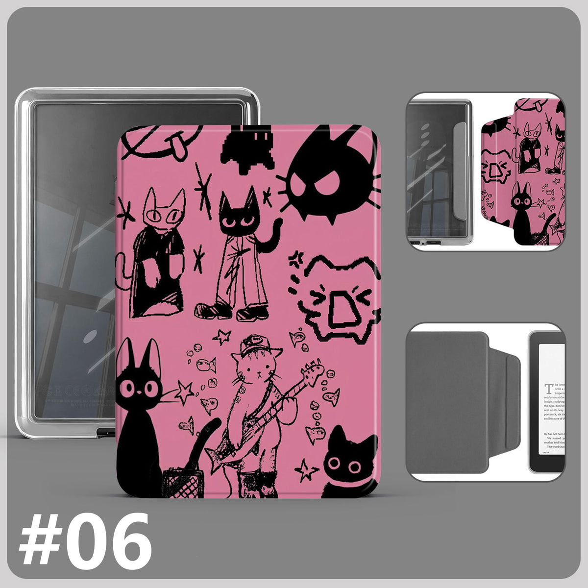 Magnetic Detachable Protective Case for Kindle