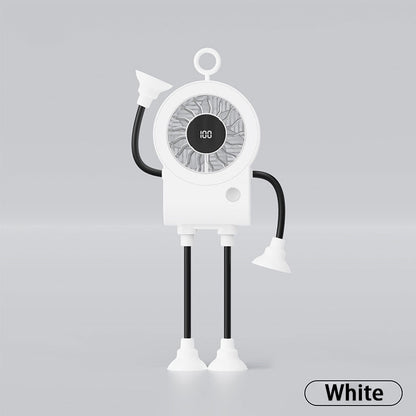 Poseable Alien Mini Fan with Suction Cup