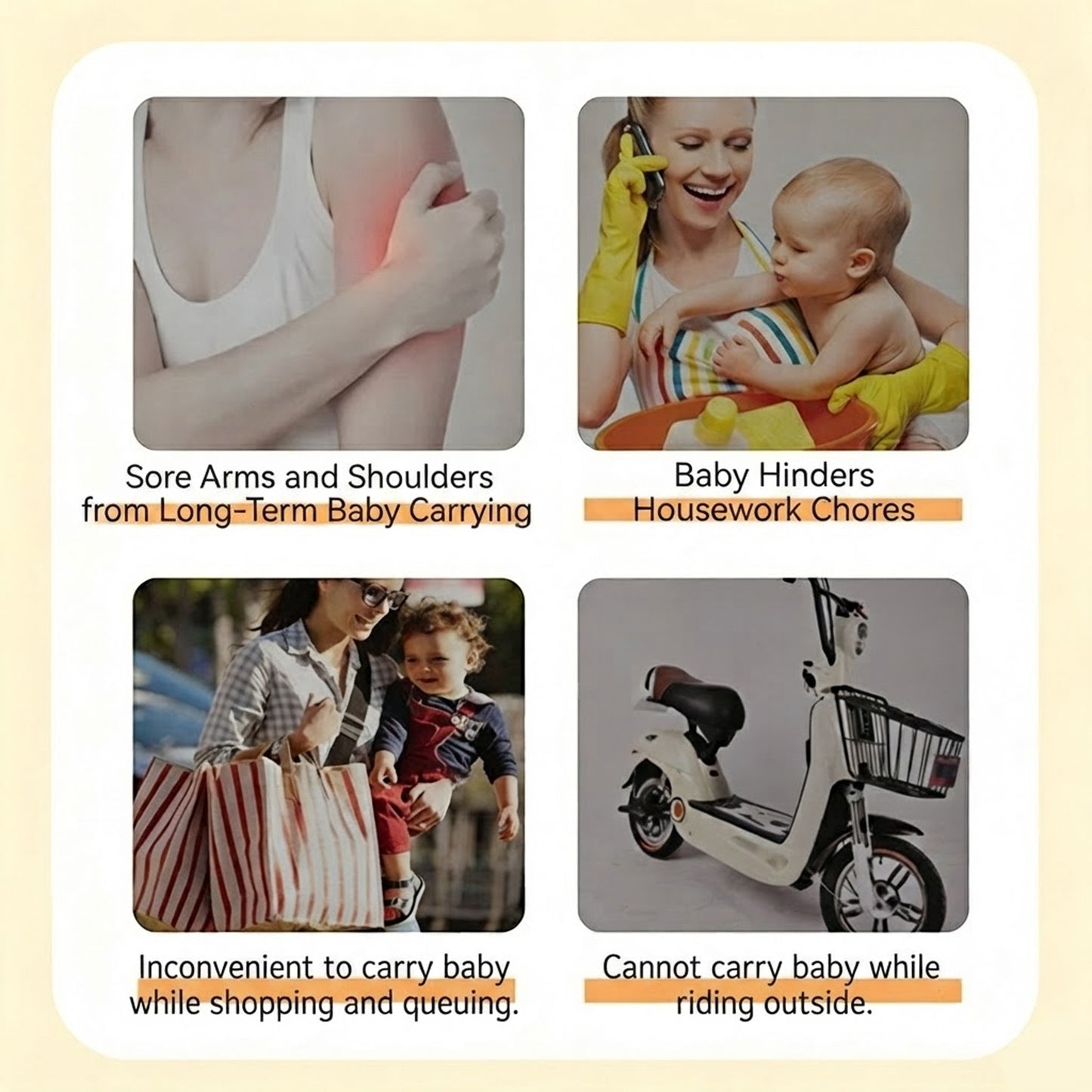 Baby Carrier Newborn to Toddler(8-30lbs)