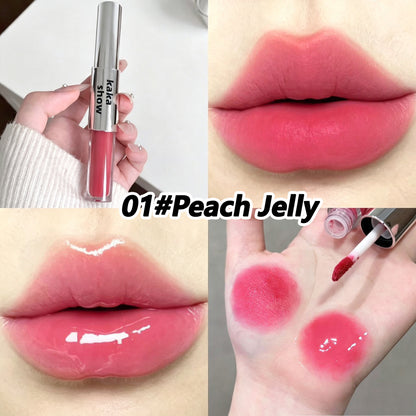 2-in-1 Dual Ended Lip Stain & Lip Oil for Moisturizing & Glossy Finish