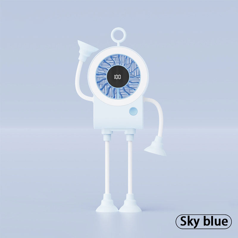 Poseable Alien Mini Fan with Suction Cup