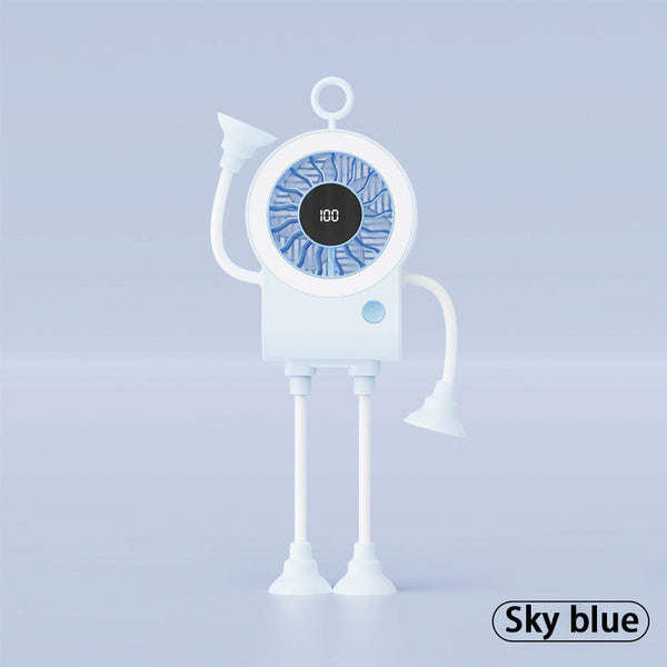 Poseable Alien Mini Fan with Suction Cup