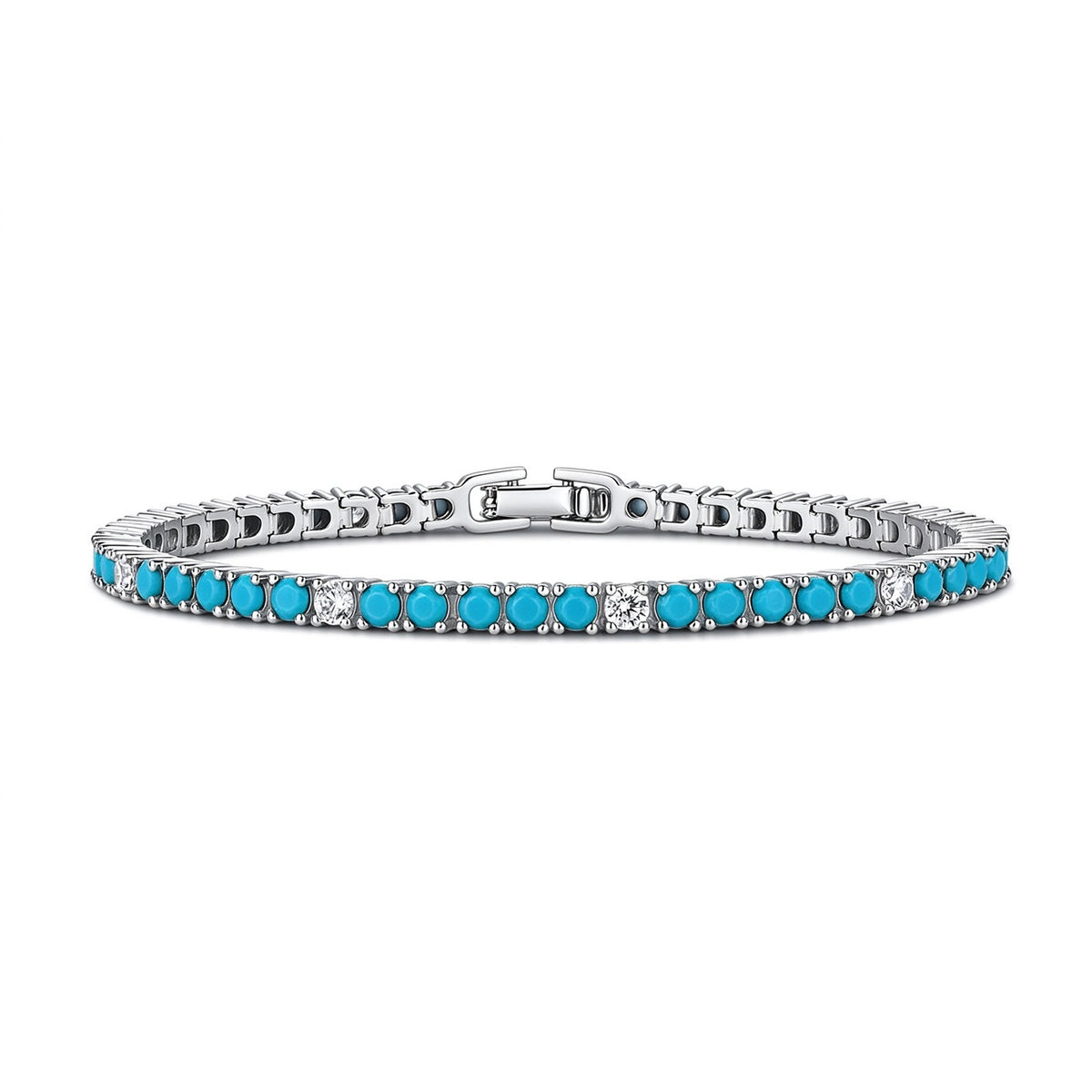Plated Colorful Tennis Bracelets for Women