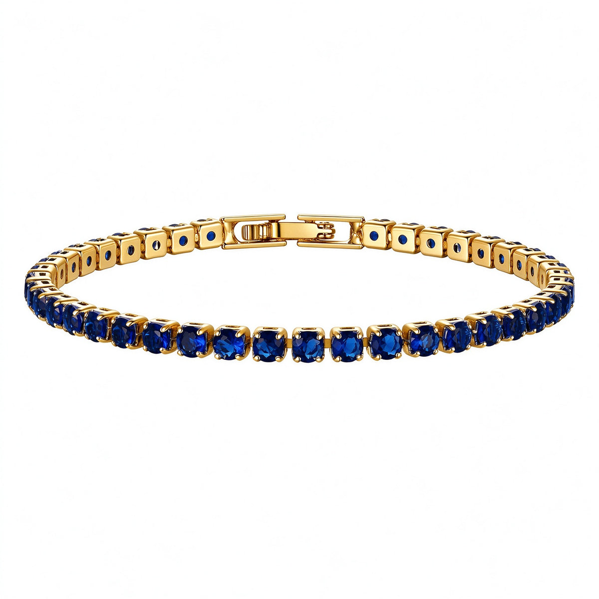Plated Colorful Tennis Bracelets for Women