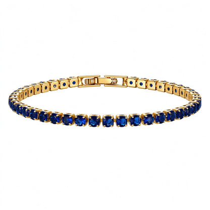 Plated Colorful Tennis Bracelets for Women