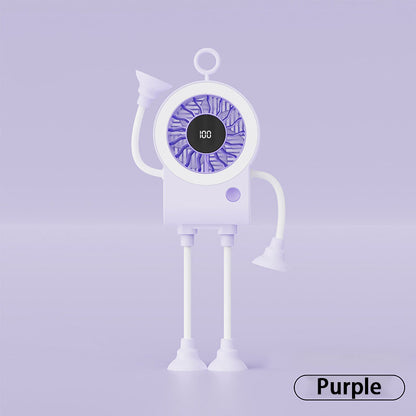 Poseable Alien Mini Fan with Suction Cup