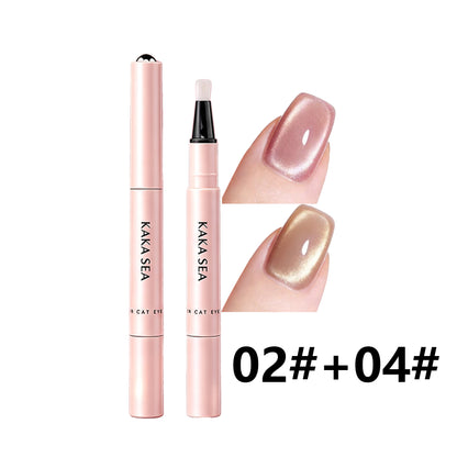 3-in-1 Cat Eye Care Gel Pen with Magnetic Bead