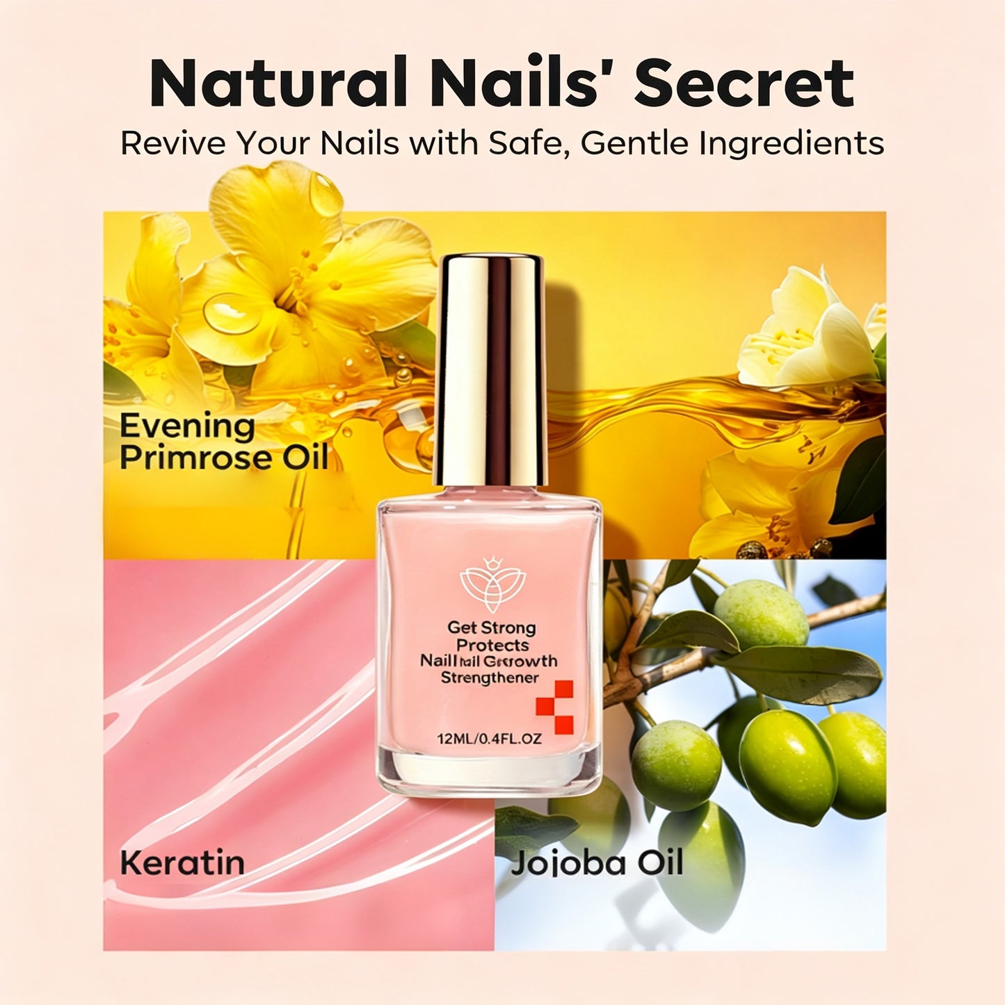 Nail Strengthening And Growth Serum – Suitable For Soft, Brittle Nails