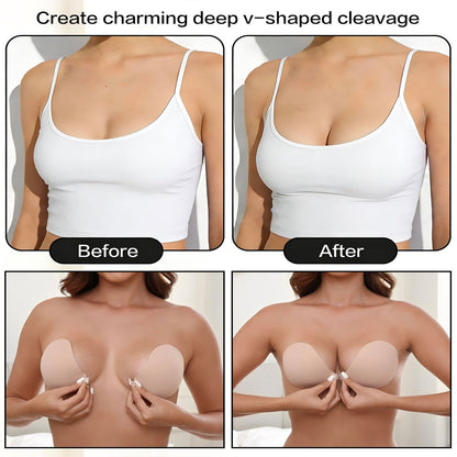 Adhesive Bra Invisible Sticky Strapless Push up