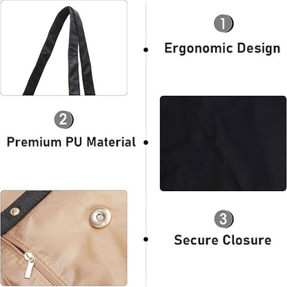 Reusable Grocery Bags, 37 in Foldable Shopping Bags
