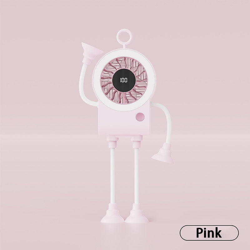 Poseable Alien Mini Fan with Suction Cup