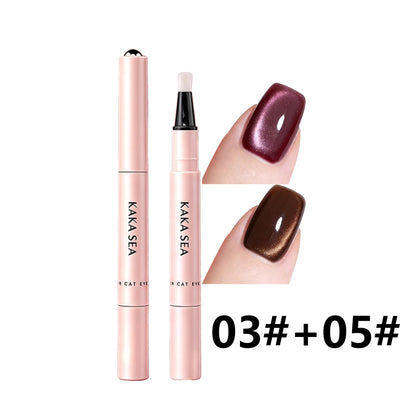 3-in-1 Cat Eye Care Gel Pen with Magnetic Bead