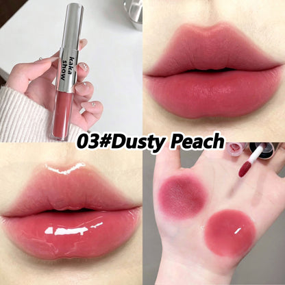 2-in-1 Dual Ended Lip Stain & Lip Oil for Moisturizing & Glossy Finish