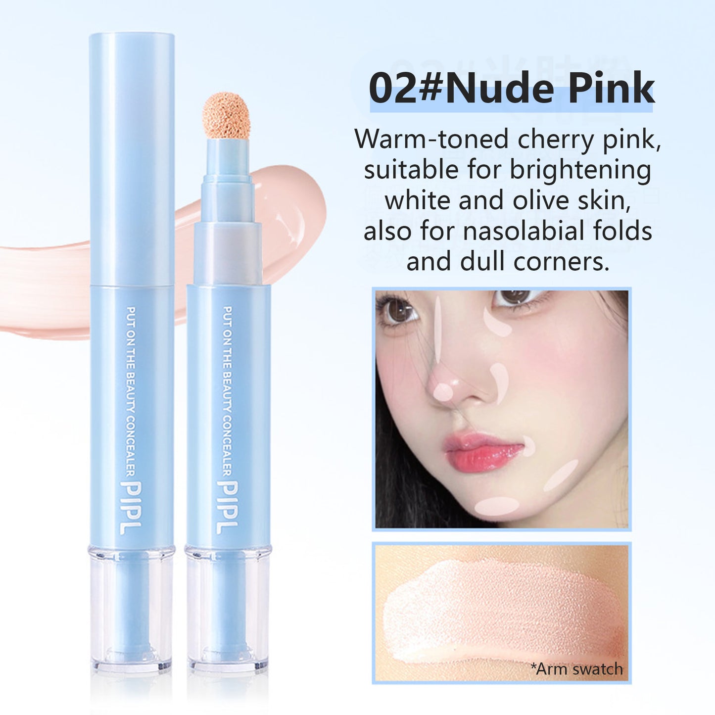 2-in-1 Dual-Effect Concealer & Foundation Pen