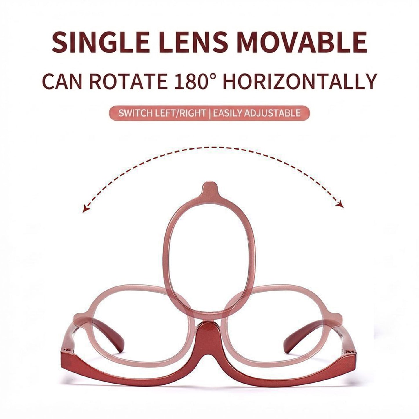 Makeup Reading Glasses for Undereye Application