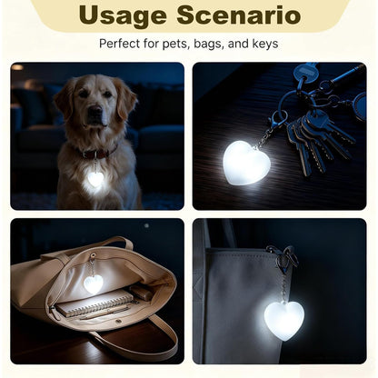 2 PCS Heart Shaped Purse Light – Automatic Sensor Handbag Light for Purse Accessories & Bag Interior Illumination