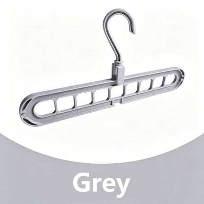 9 Space-Saving  Heavy-Duty PP Plastic Tiered Hanger
