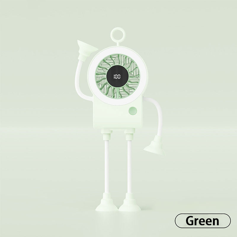Poseable Alien Mini Fan with Suction Cup