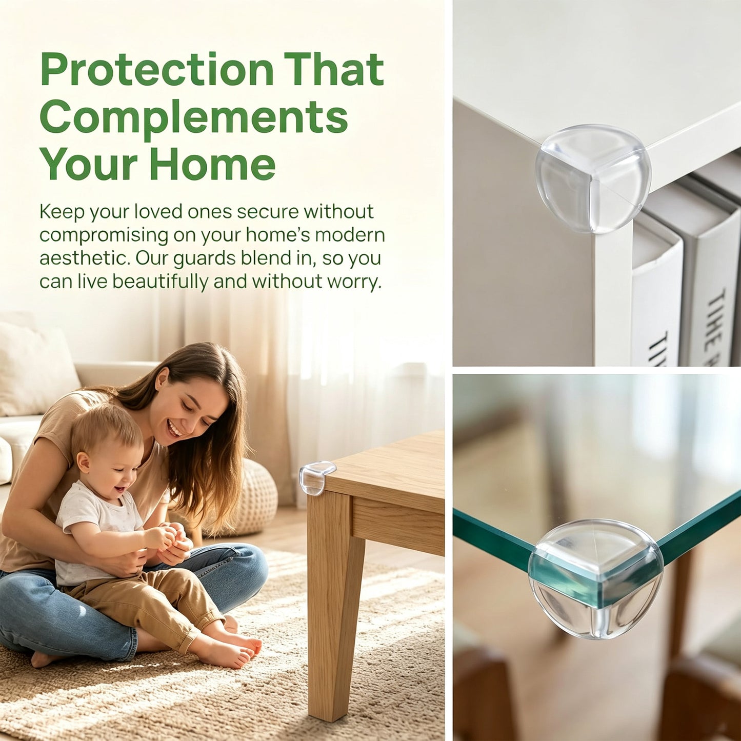 16 Pack Table Corner Protector for Baby Safety Child Proofing