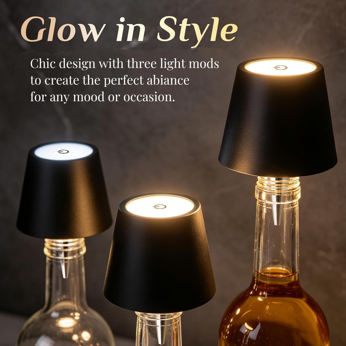 2026 New Wireless Bottle Lamp - LED Wine Bottle Lamp