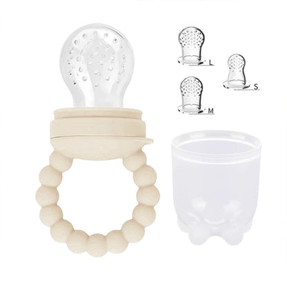 Baby Fruit Feeder Pacifier with 1 Feeders and 3 Nipples