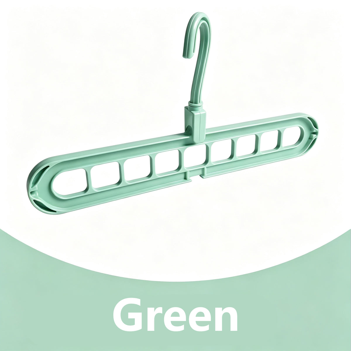 9 Space-Saving  Heavy-Duty PP Plastic Tiered Hanger