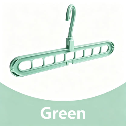 9 Space-Saving  Heavy-Duty PP Plastic Tiered Hanger