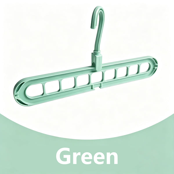 9 Space-Saving  Heavy-Duty PP Plastic Tiered Hanger