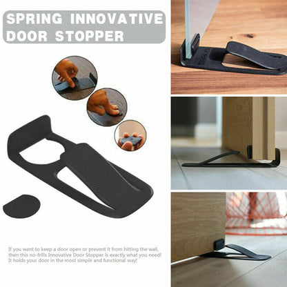 Anti-Slip Door Stopper with Safety Protector for Floor Mounted Use