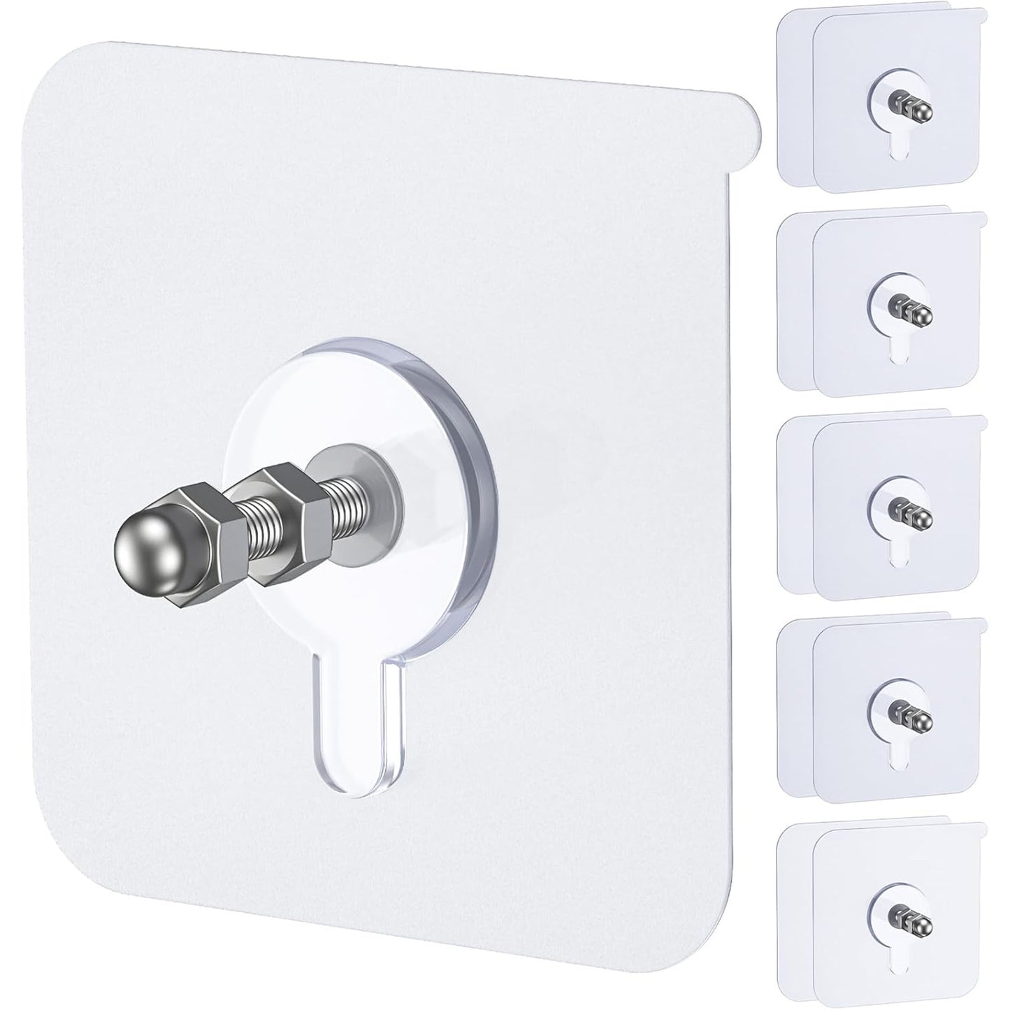 10 Pcs Nail-Free Wall Hangers – Drill-Free Adhesive Hooks & Stickers for Picture Frames, Walls, and Home Décor